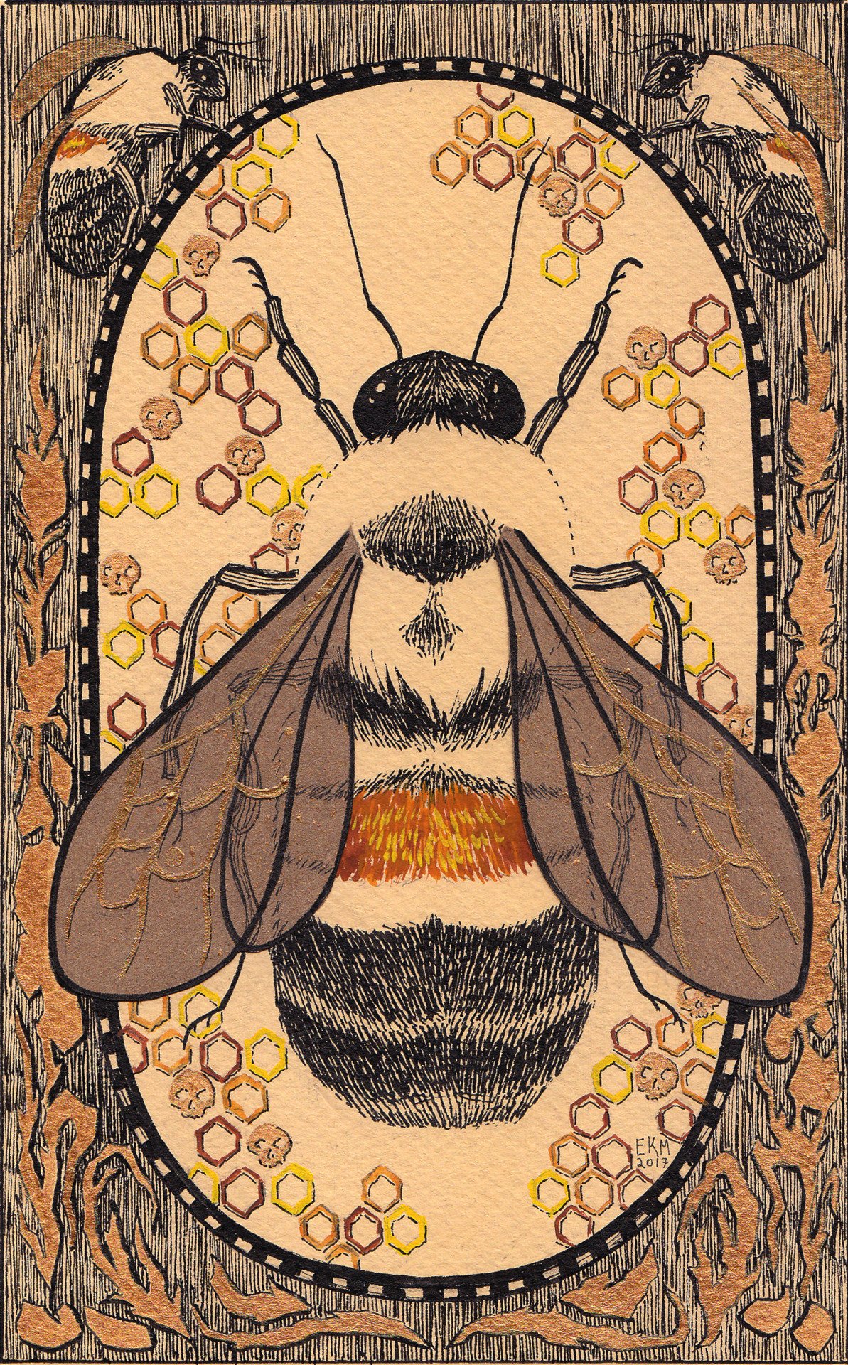 Пчелы арты